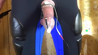 Electro stimulation with condom